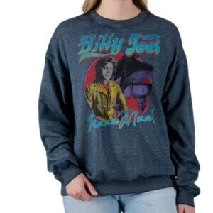 NWT Licensed Women's Graphic Sweatshirt, Billy Joel - Small
